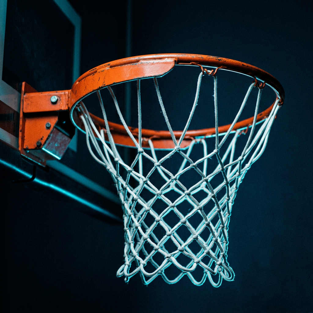 Aro de baloncesto profesional con red de nylon